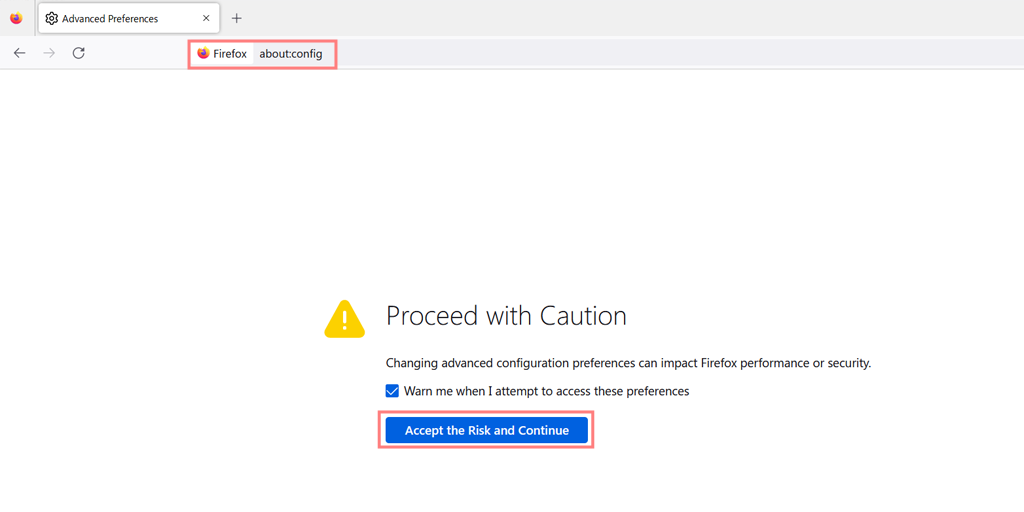 Como corrigir o erro “SSL_ERROR_RX_RECORD_TOO_LONG”? 13 “Proceed with Caution” warning message on Firefox