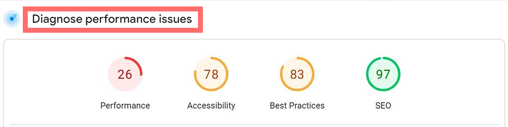 Google PageSpeed Insights: ウェブサイトの速度を改善するには? 5 Diagnose Performance Issues