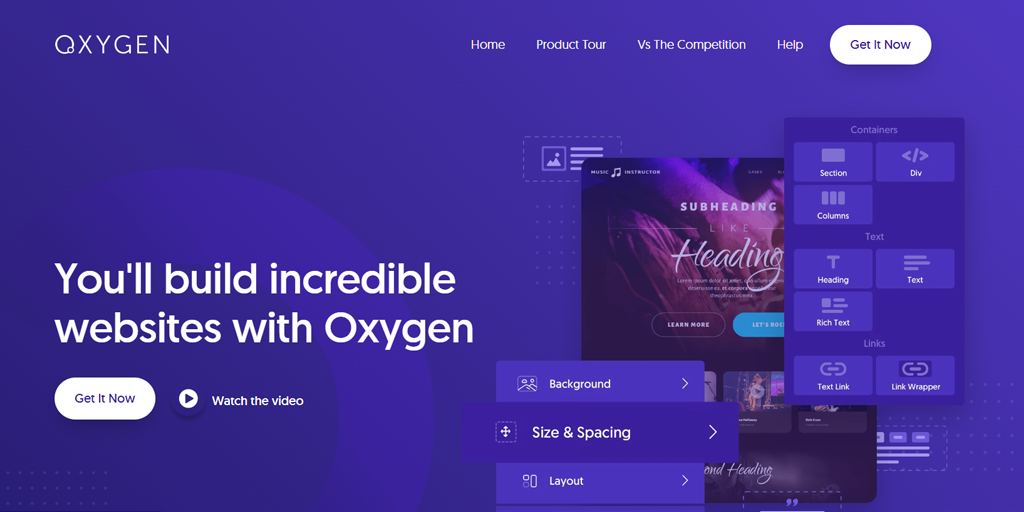 11 Top Alternative Elementor: Construirea site-ului WordPress 8 Oxygen Builder