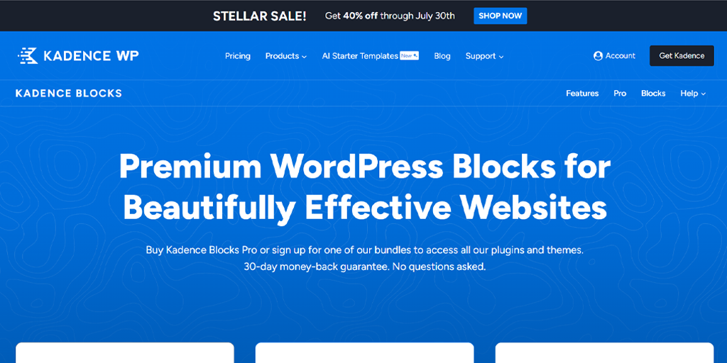 11 Top Alternative Elementor: Construirea site-ului WordPress 15 Kadence Blocks Pro