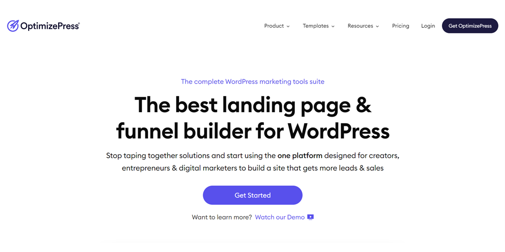 11 alternative de top Elementor: Crearea site-ului WordPress 6 OptimizePress