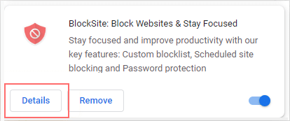 Como bloquear um site no Google Chrome? 6 maneiras rápidas 6 BlockSite Extension Details