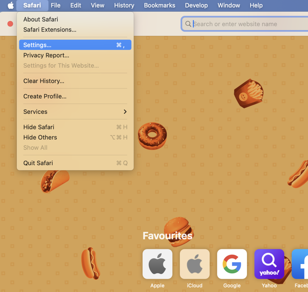 ¿Cómo inspeccionar elementos en Chrome, Safari y Firefox? 4 Safari Settings