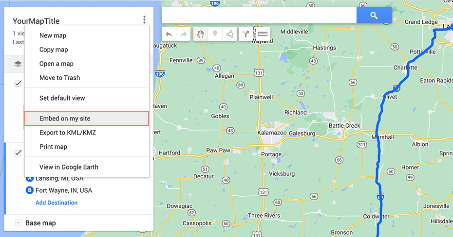 Cómo insertar Google Maps en WordPress - 3 métodos rápidos 12 Embed the generated map on my site