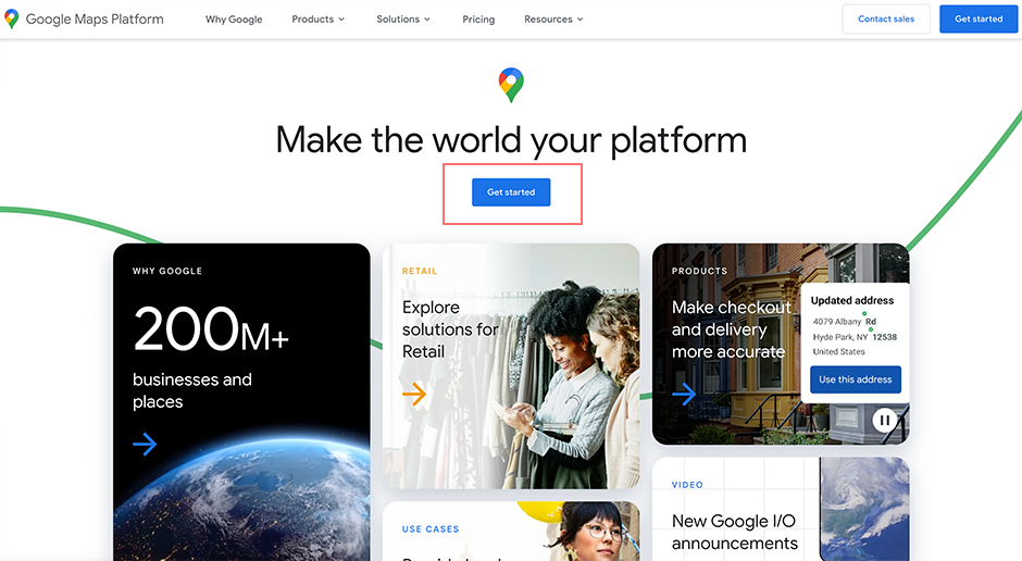 Cómo insertar Google Maps en WordPress: 3 métodos rápidos 17 Google Maps Platform Homepage