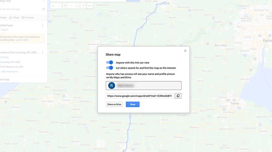 Cómo insertar Google Maps en WordPress: 3 métodos rápidos 11 Making the map public