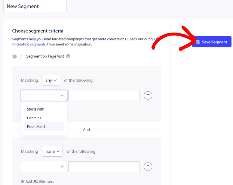 pushengage-customize-segment - IsItWP - Detektor Tema WordPress Gratis pushengage customize segment