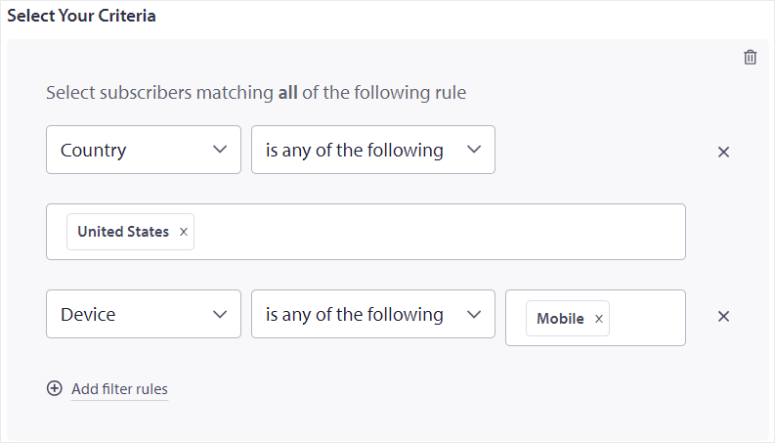 pushengage-multiple-audience-group-rules - IsItWP - Detektor Tema WordPress Gratis pushengage multiple audience group rules