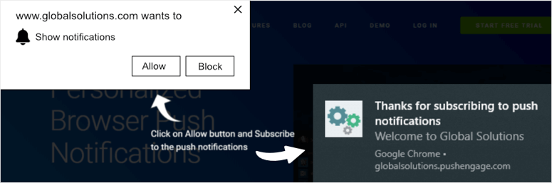 izinkan pemberitahuan push - IsItWP - Detektor Tema WordPress Gratis allow push notifications