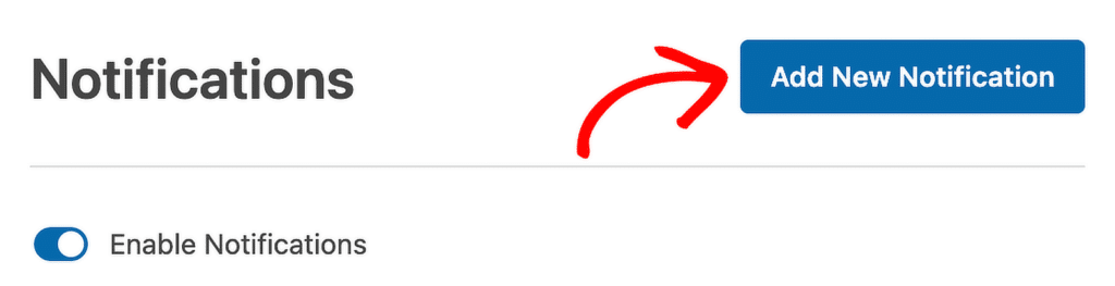 Adicionar nova notificação por e-mail - WPForms add new email notification