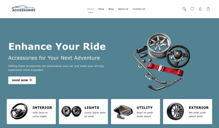 12 najlepszych motywów i szablonów WordPress dotyczących akcesoriów samochodowych 1 car accessories 832