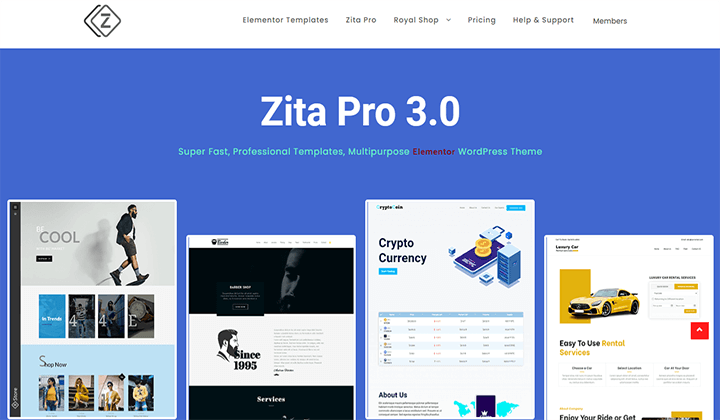 Cele mai bune 10 teme WordPress multifuncționale 2024 3 zita 21
