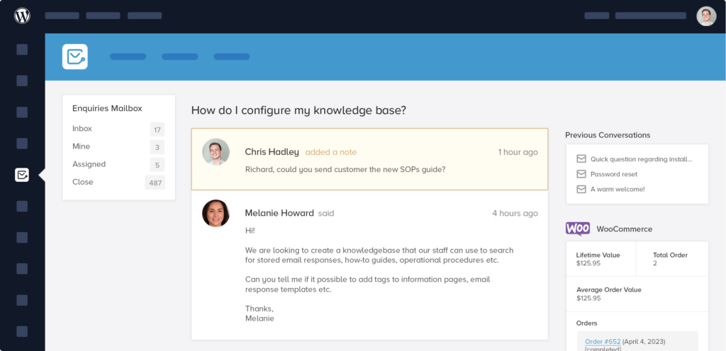 page d'accueil-hero-big - HeroThemes Heroic Inbox - WordPress Helpdesk Plugin