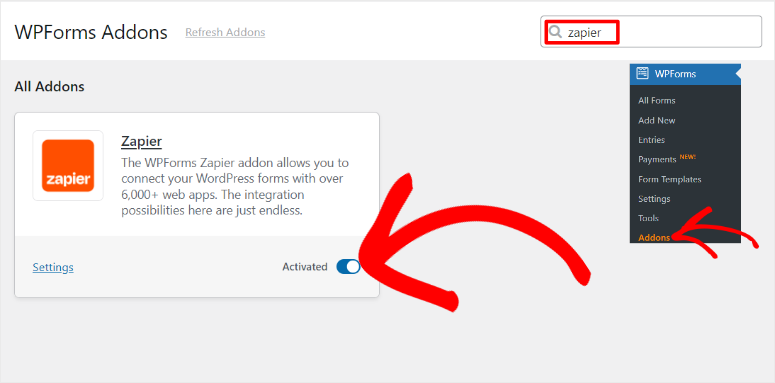 wpforms-zapier-addon - IsItWP - Detector gratuit de teme WordPress wpforms zapier addon