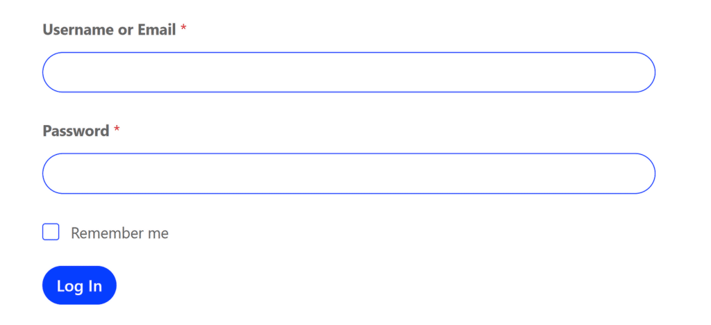 Formulir Masuk WPForms - WPForms WPForms login form