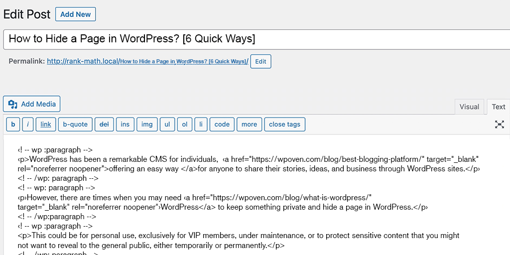 Como recuar parágrafos em um site WordPress? 4 maneiras rápidas 6 Indent whole paragraphs Using HTML in WordPress