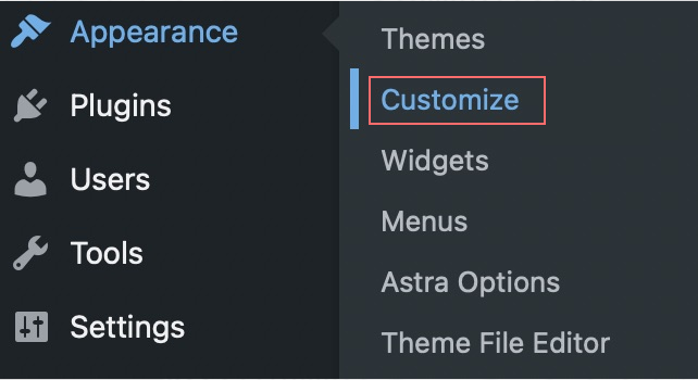 Como recuar parágrafos em um site WordPress? 4 maneiras rápidas 11 Customize theme for using custom CSS