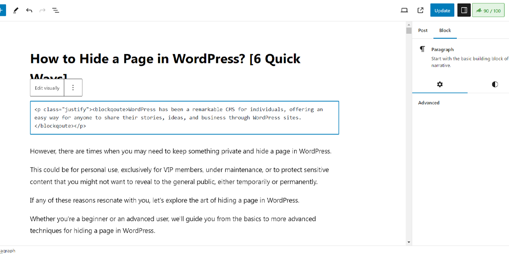 Como recuar parágrafos em um site WordPress? 4 maneiras rápidas 10 image 69 How to Indent Paragraphs in WordPress Website? 4 Quick Ways