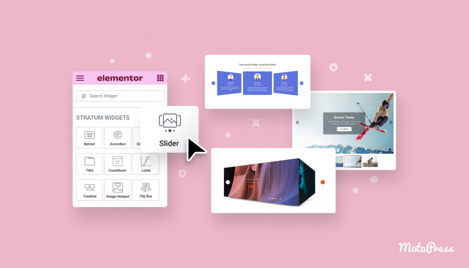 Complementos del control deslizante de Elementor.
