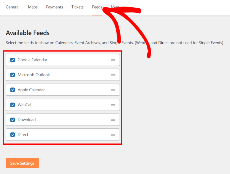 feed-calendario-zucchero - IsItWP - Rilevatore di temi WordPress gratuito sugar calendar feeds