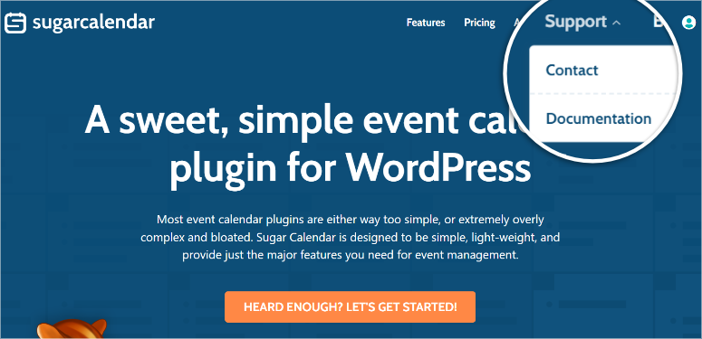 sugar-calendar-support - IsItWP - Rilevatore di temi WordPress gratuito sugar calendar support