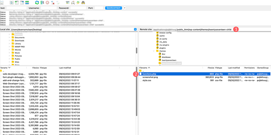 Cara Mengganti Font Di WordPress 2024 (CEPAT & Mudah!) 19 Accessing Functions.php File