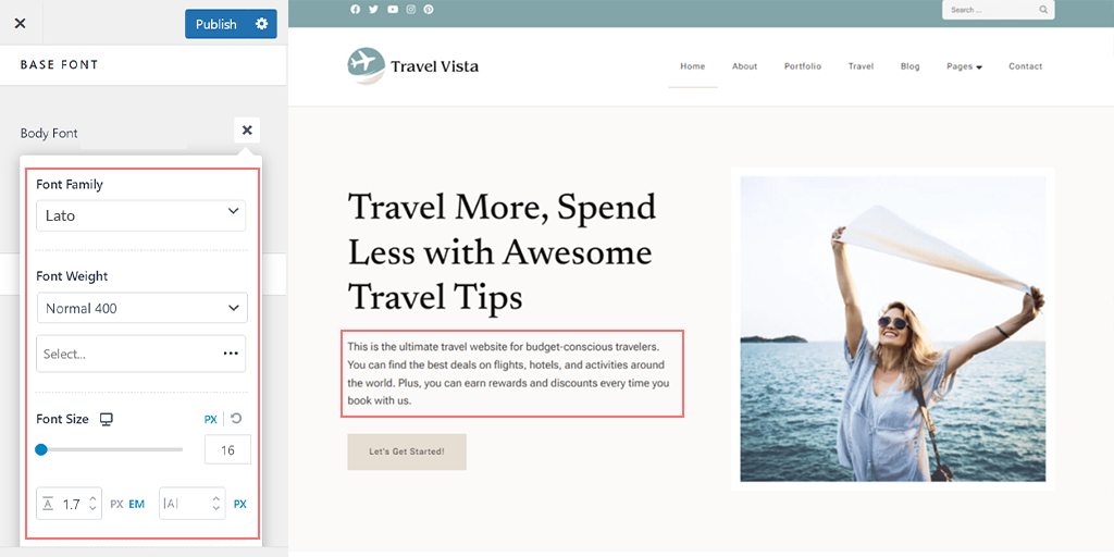Cara Mengganti Font Di WordPress 2024 (CEPAT & Mudah!) 7 Customize Fonts for Individual Elements