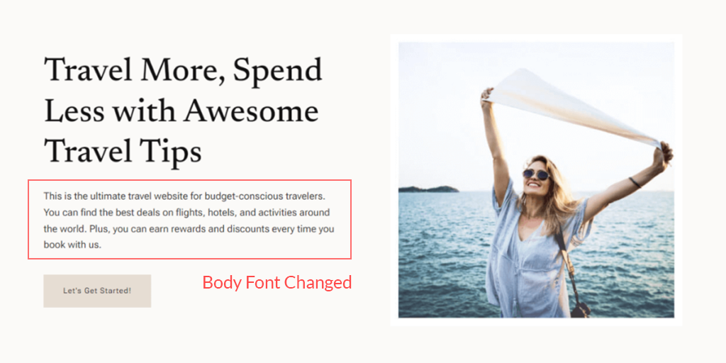 Cara Mengganti Font Di WordPress 2024 (CEPAT & Mudah!) 8 Preview of Changes in the Font