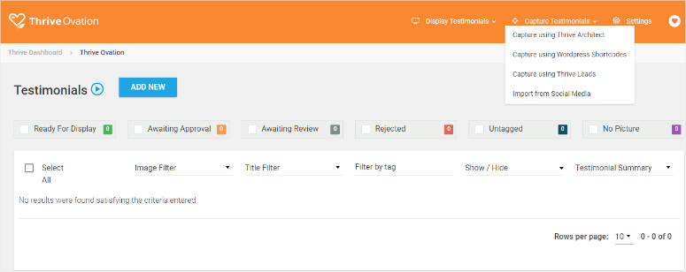 berkembang-ovation-dashboard - IsItWP - Detektor Tema WordPress Gratis thrive ovation dashboard