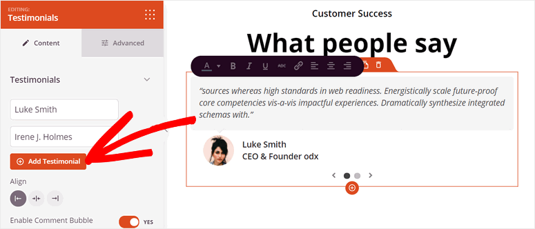 seedprod kustomisasi testimonial - IsItWP - Detektor Tema WordPress Gratis testimonials-customization-seedprod