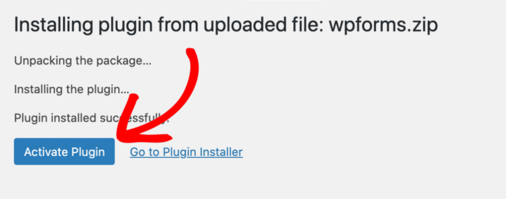 플러그인 활성화 - WPForms activate plugin