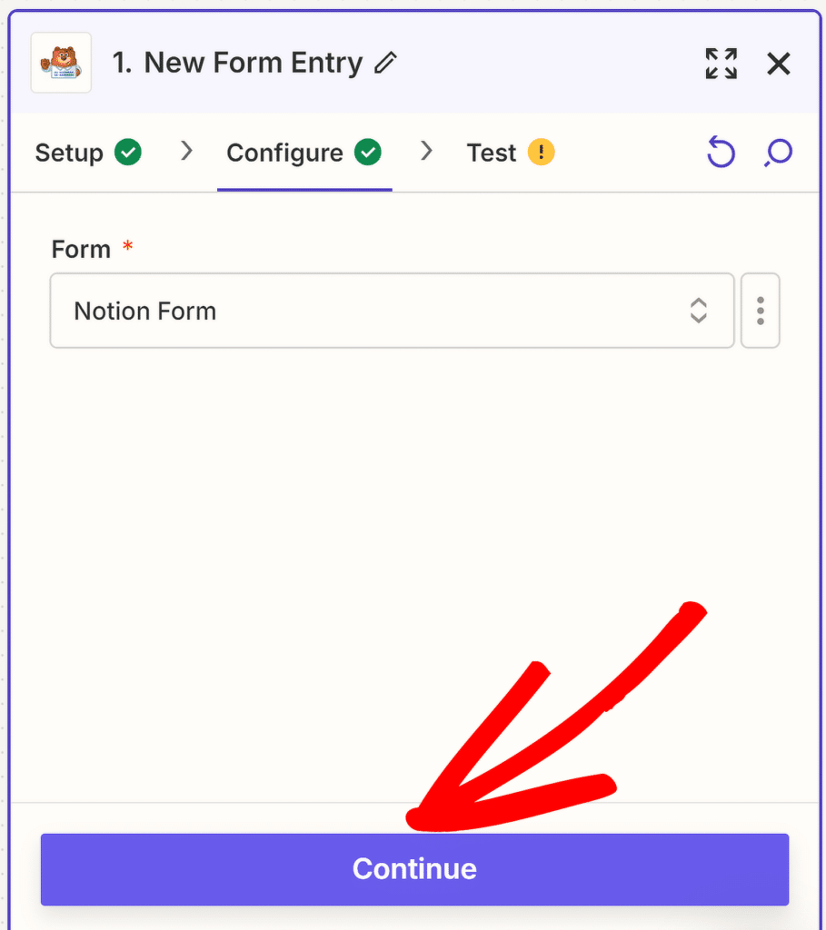حدد نموذج التشغيل - WPForms select trigger form