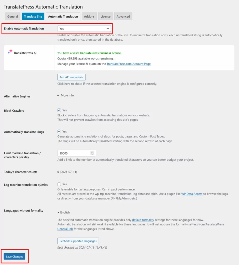 Translatepress otomatik web sitesi çevirisi