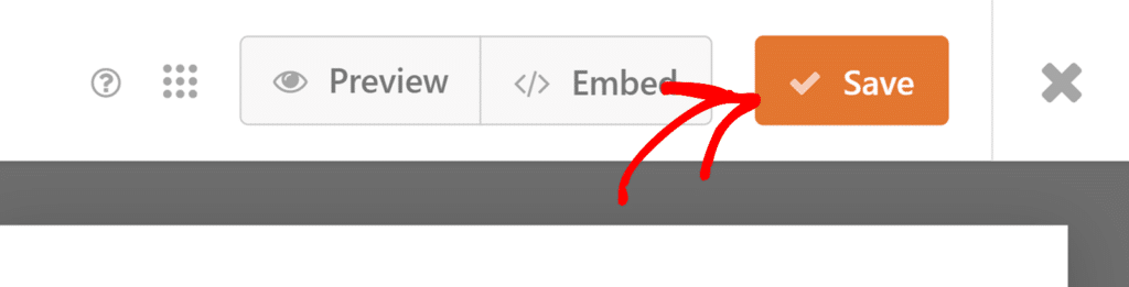Formular speichern – WPForms Save form