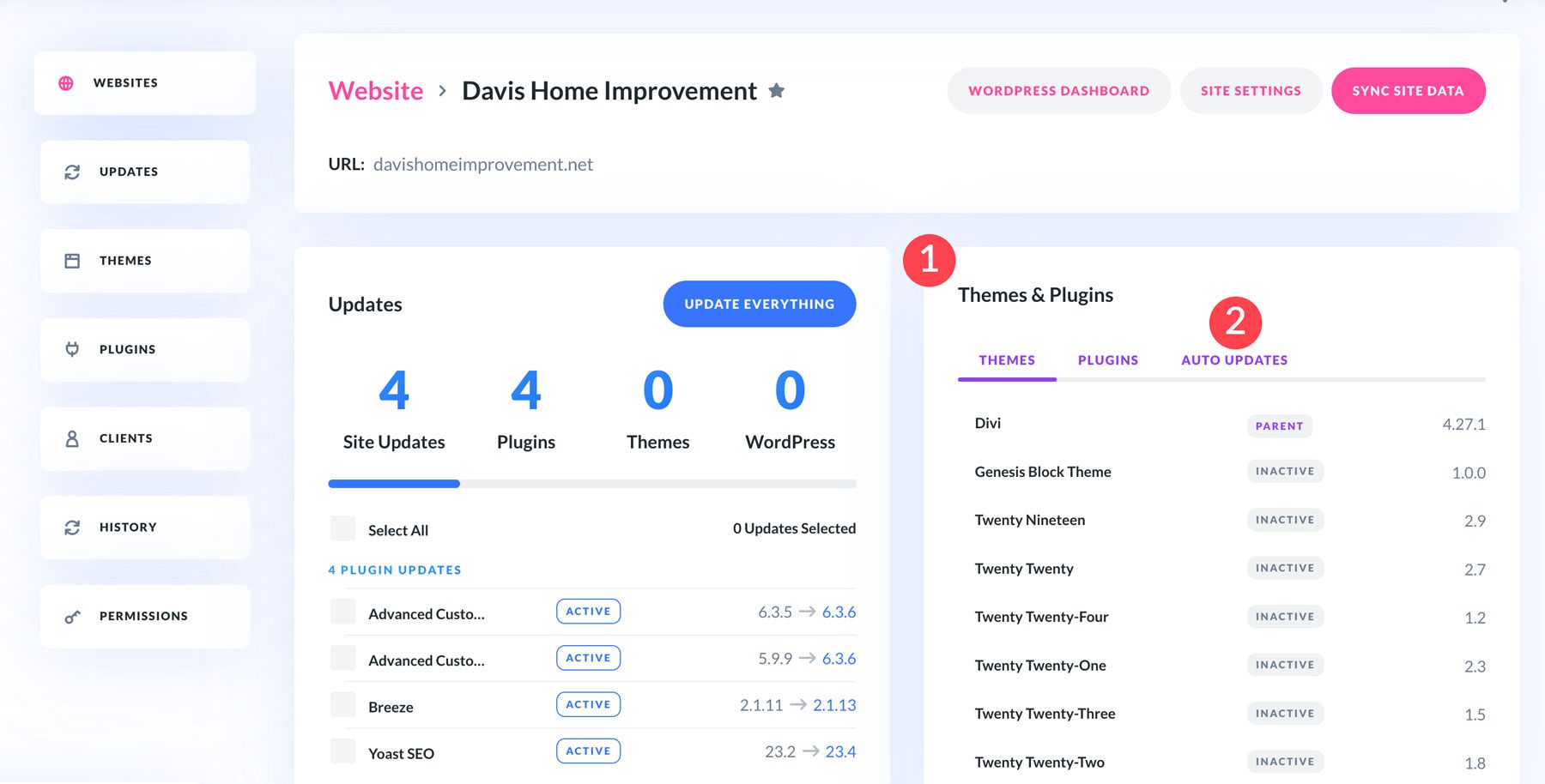 aktifkan pembaruan otomatis di WordPress