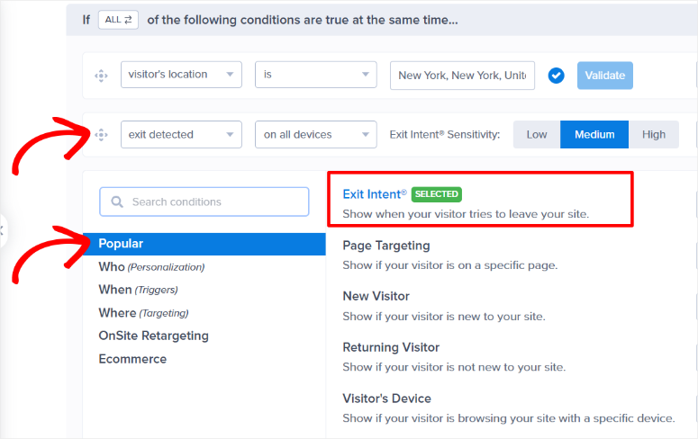 optinmonster-geo-exit-popup — IsItWP — бесплатный детектор тем WordPress optinmonster geo exit popup