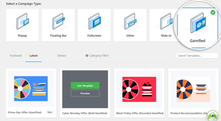 Optinmonster -Gamify - ISITWP - Free WordPress Detector темы optinmonster gamify