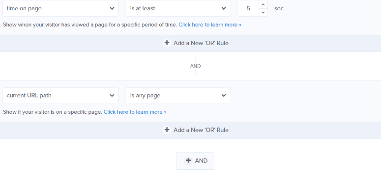 select-display-rules — IsItWP — бесплатный детектор тем WordPress Select display rules in OptinMonster