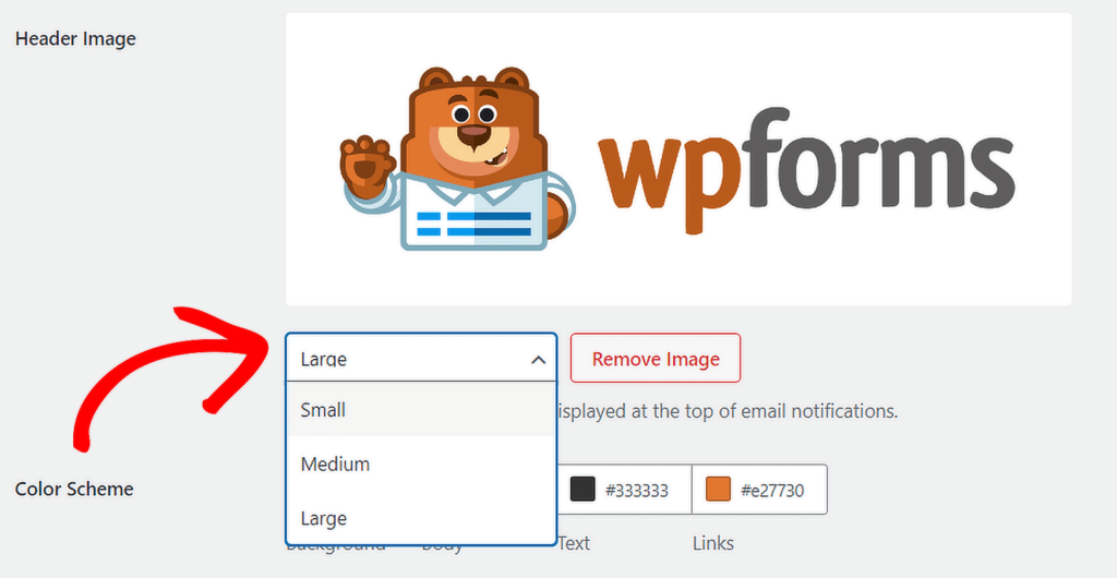 Ukuran Gambar Header - WPForms header image size