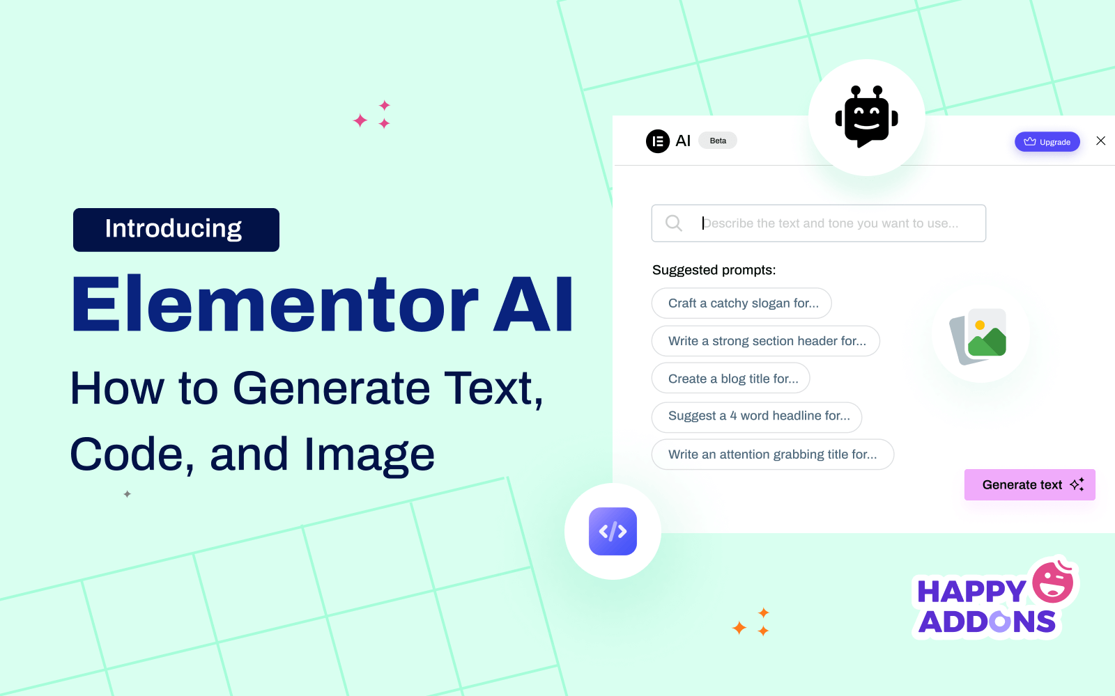 เหตุใดจึงเลือก Elementor เมื่อสร้างเว็บไซต์สำหรับลูกค้า 5 Elementor AI How to Generate Text, Code, and Image