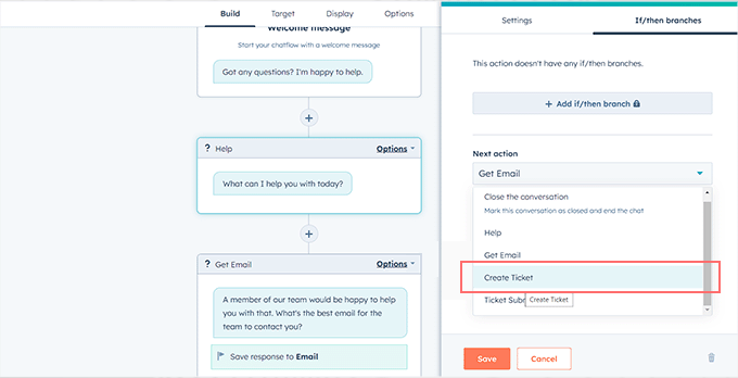 كيفية إضافة Chatbot إلى موقع WordPress (مجانًا) 9 Choose What the Chatbot Should Do