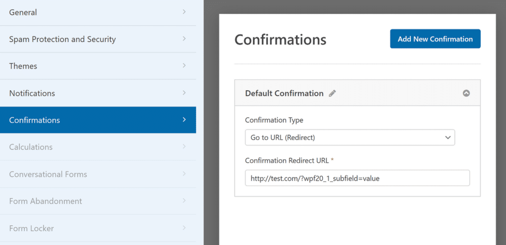 Yönlendirme URL'si - WPForms redirect url