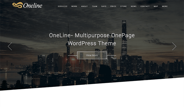 9 ベスト ビジネス コンサルティング WordPress テーマとテンプレート 4 Oneline Business