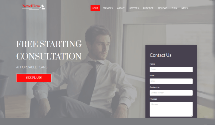 9 ベスト ビジネス コンサルティング WordPress テーマとテンプレート 3 novel pro consulting 1