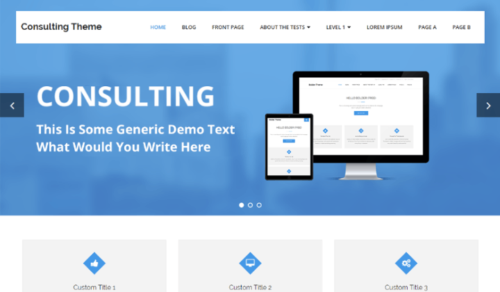 9 ベスト ビジネス コンサルティング WordPress テーマとテンプレート 8 consulting