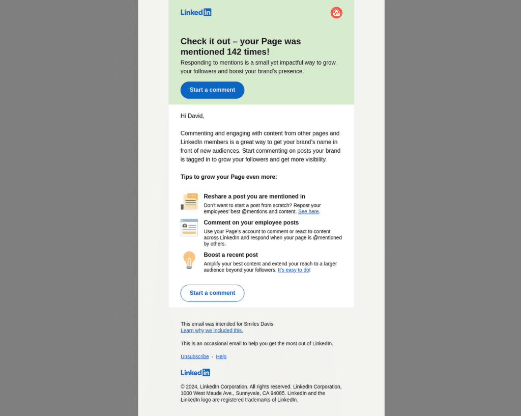 LinkedIn-E-Mail-Benachrichtigung – WPForms linkedin email notification