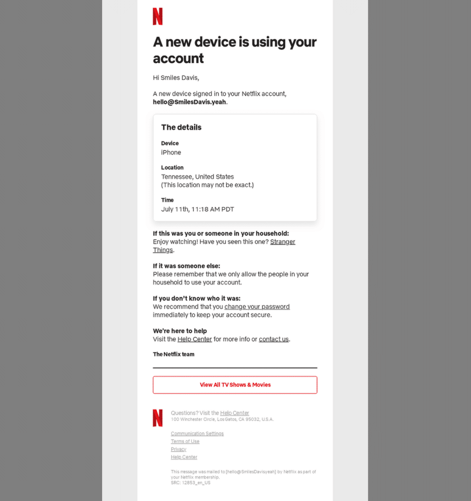 Netflix-E-Mail-Benachrichtigung – WPForms netflix email notification