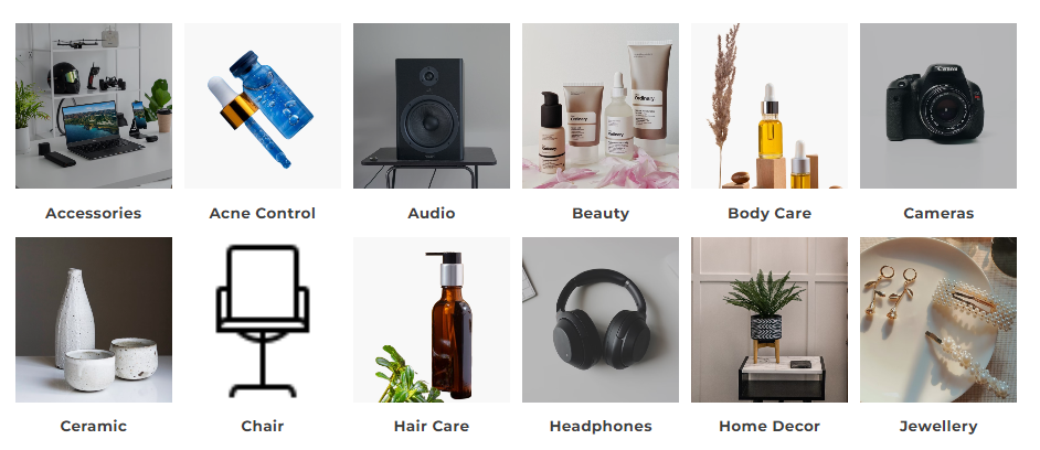 Cum să adăugați un glisor de produs în WooCommerce utilizând Elementor (7 aspecte) 4 product category 1