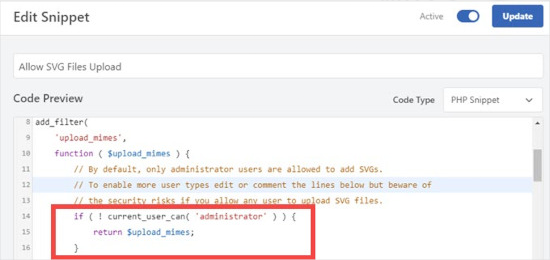 Bagaimana Cara Mengunggah File SVG ke Situs WordPress dengan Aman? 10 Allow Other Users to Upload SVG Files