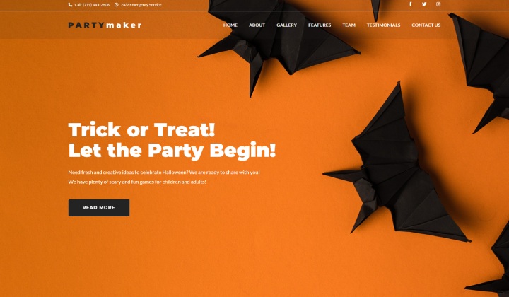 I 5 migliori temi WordPress per Halloween 4 TM Halloween